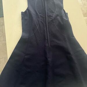 Elegant Navy Sleeveless Dress